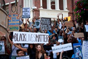 Rally to bring attention to racial issues using hashtags Source: http://blacklivesmatter.com/